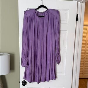 Mango dress with padded shoulders